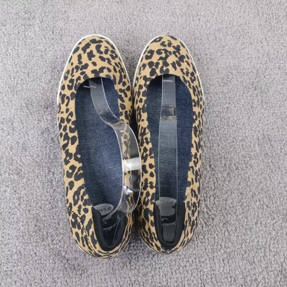 Dr. Scholl's Shoes Rise Shine Womens 8.5 Ballet Flats Slip On Animal Print Tan - Picture 6 of 10